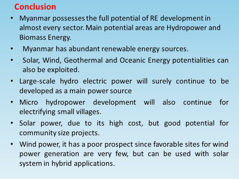 Development of renewable energy sources essay